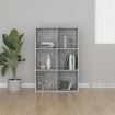 Estantería/Aparador madera ingeniería gris hormigón 66x30x98 cm