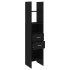 Estantería de madera contrachapada negro 40x35x180