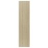 Estantería/Aparador contrachapada blanco y roble 66x30x130