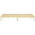Estructura de cama sin colchón madera maciza 90x200