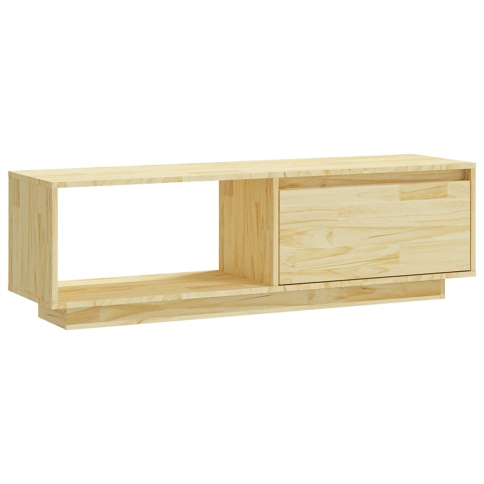 Mueble de TV de madera maciza de pino 110x30x33,5