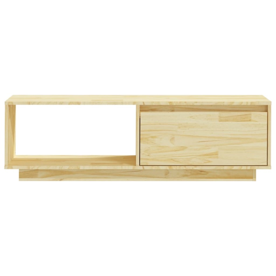 Mueble de TV de madera maciza de pino 110x30x33,5