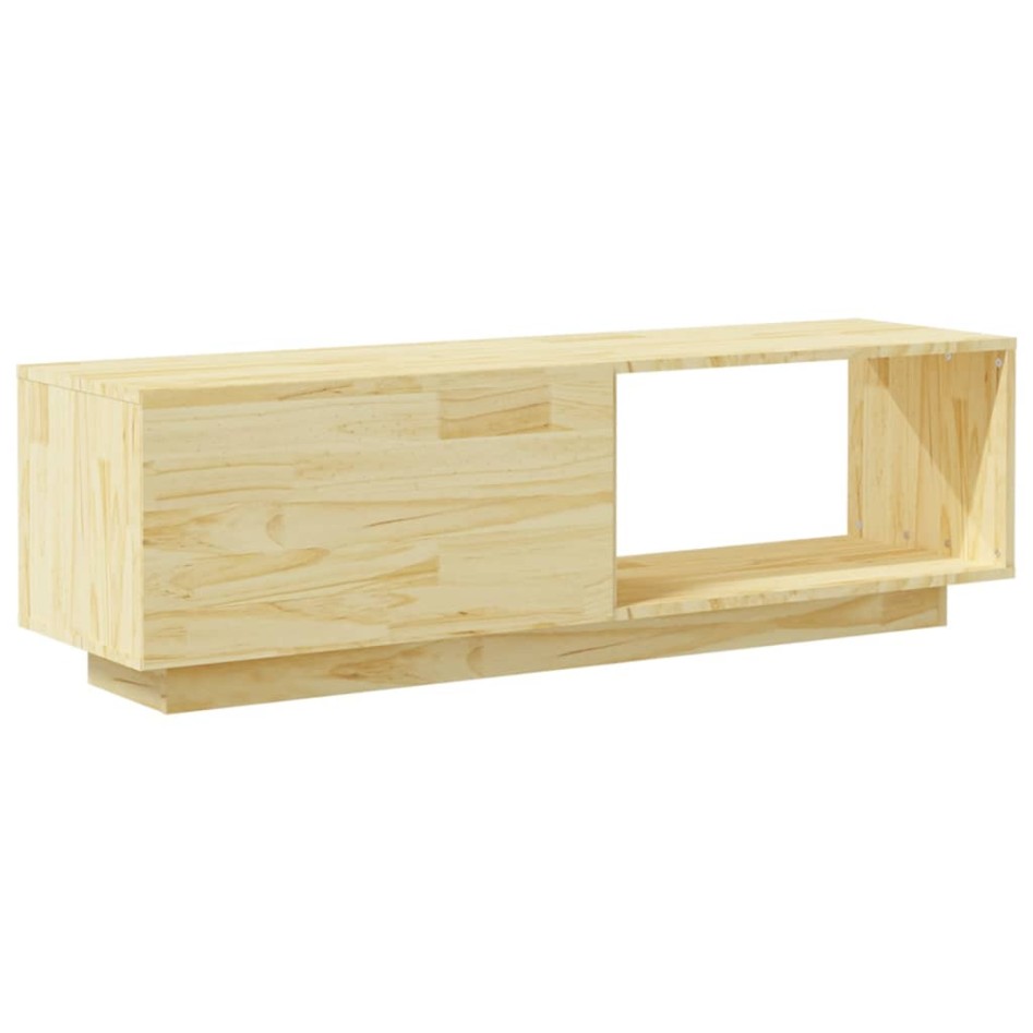 Mueble de TV de madera maciza de pino 110x30x33,5