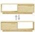 Mueble de TV de madera maciza de pino 110x30x33,5