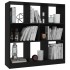 Estantería librería madera contrachapada negro