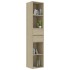 Estantería madera contrachapada color roble Sonoma 36x30x171