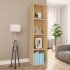 Estantería libros/mueble TV contrachapada roble 36x30x143
