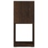 Armario giratorio aglomerado roble ahumado 34,5x34,5x75,5