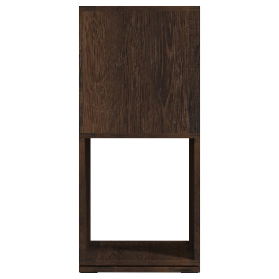 Armario giratorio aglomerado roble ahumado 34,5x34,5x75,5