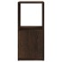 Armario giratorio aglomerado roble ahumado 34,5x34,5x75,5