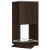 Armario giratorio aglomerado roble ahumado 34,5x34,5x75,5