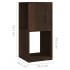 Armario giratorio aglomerado roble ahumado 34,5x34,5x75,5