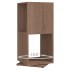 Armario giratorio aglomerado roble Sonoma 34,5x34,5x75,5