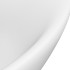 Lavabo lujoso con rebosadero  cerámica blanco mate 58,5x39