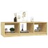 Mesa de centro de madera maciza de pino 110x50x34