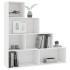 Estantería/divisor madera contrachapada blanco 155x24x160
