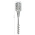Picas de tierra 6 unidades acero galvanizado plateado 7x7x56