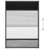Mosquitera plisada para ventanas aluminio con sombra 80x120