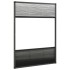 Mosquitera plisada para ventanas aluminio con sombra 80x120