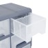 Organizador multicajones con 16 cajones medianos 52x16x37