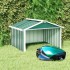 Cobertizo para cortacésped acero galvanizado verde 92x97x63