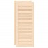 Puerta de armario de lamas 2 uds madera de pino 99,3x39,4