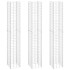 Arriates de gaviones 3 unidades hierro 30x30x200