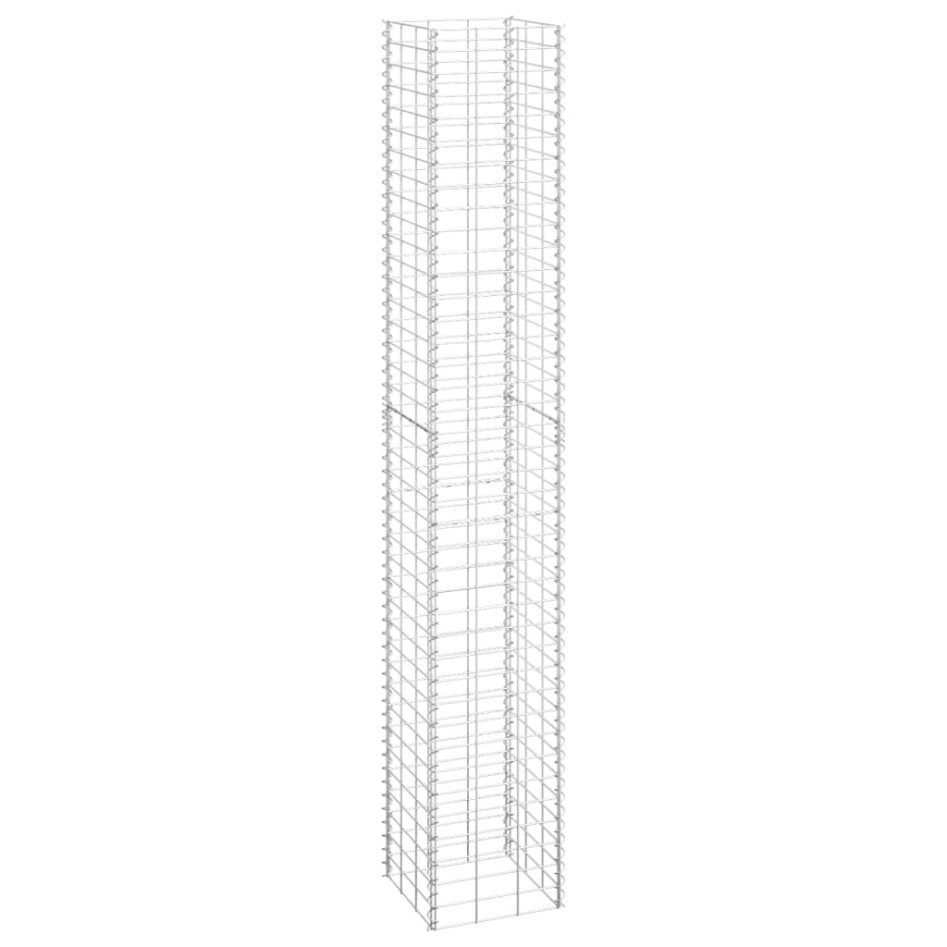 Arriates de gaviones 3 unidades hierro 30x30x200