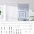 Kit herrajes para puertas correderas de acero blanco 183