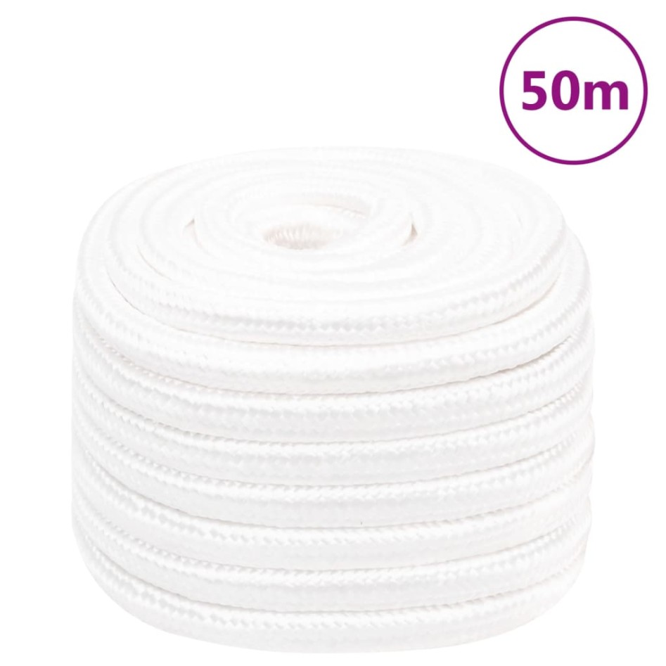 Cuerda de barco polipropileno blanco intenso 20 mm 50