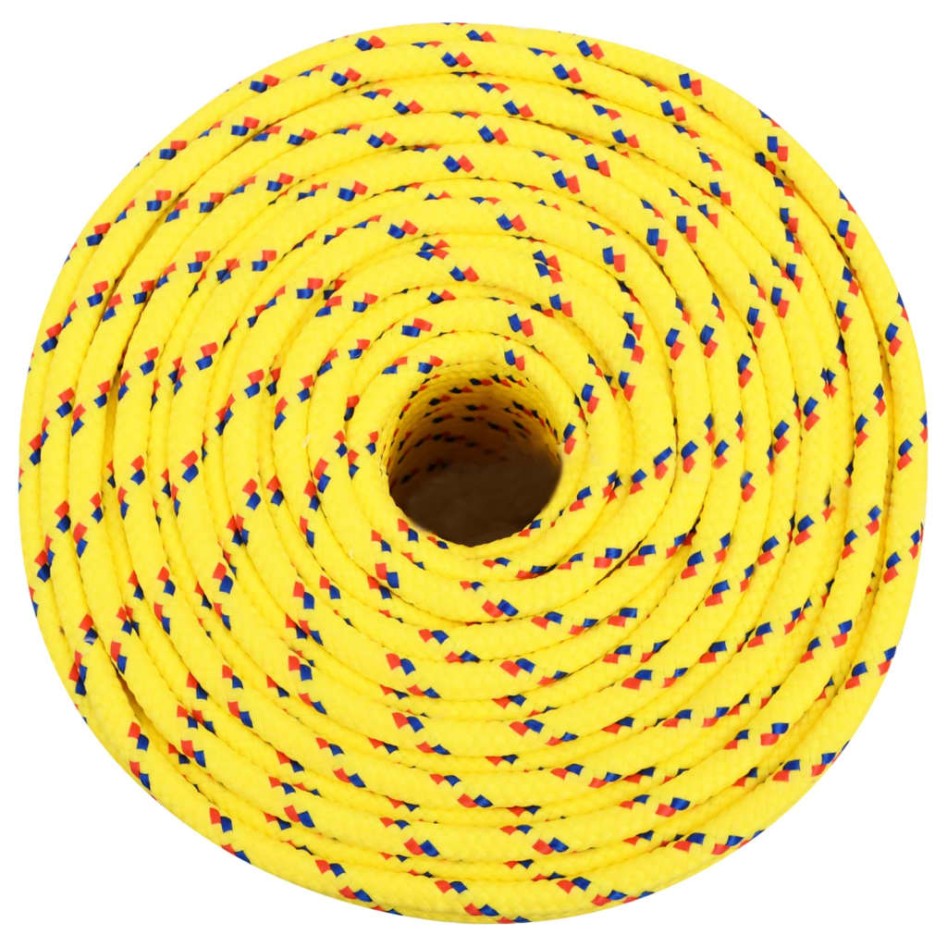 Cuerda de barco polipropileno amarillo 6 mm 500