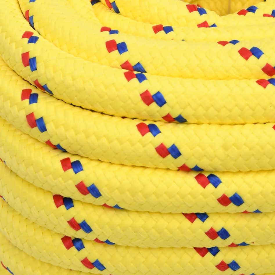 Cuerda de barco polipropileno amarillo 20 mm 50
