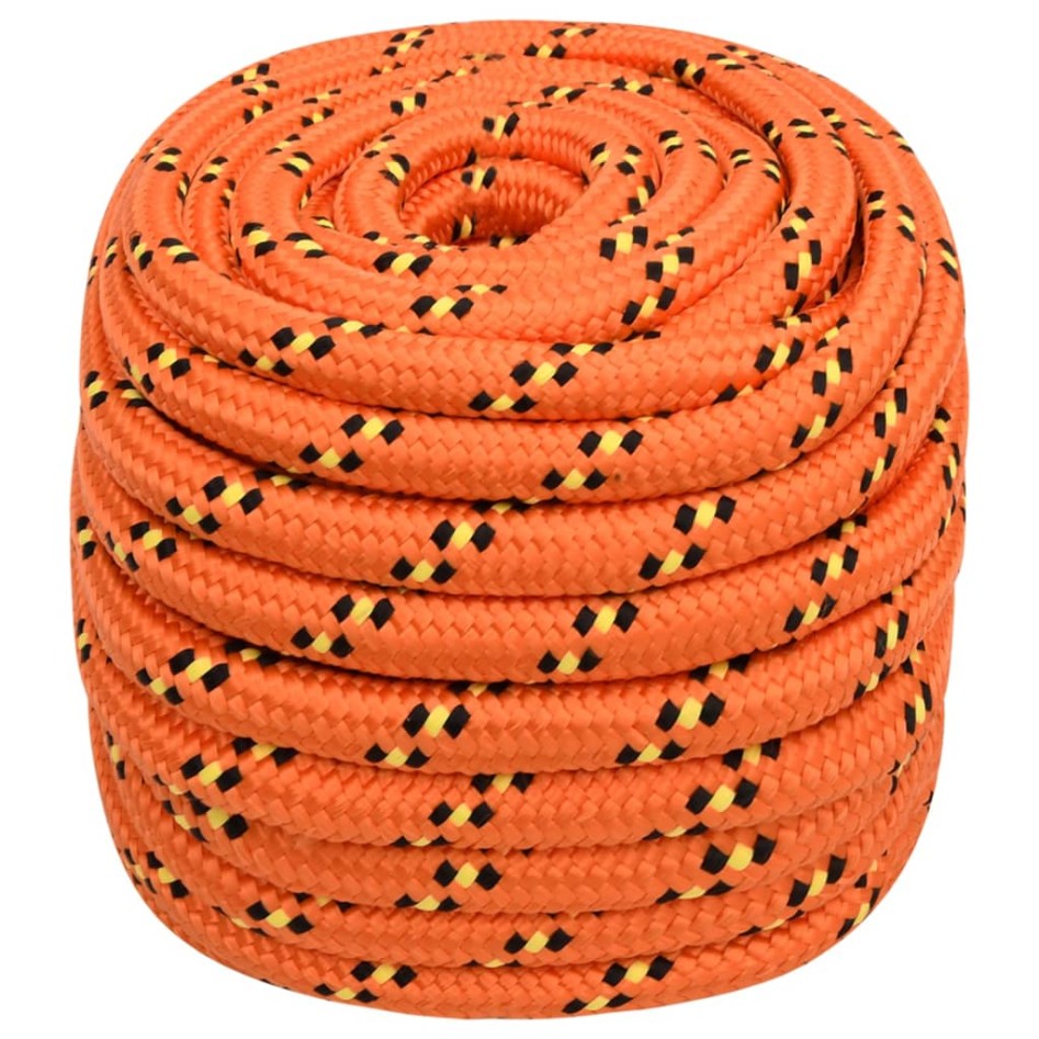 Cuerda de barco polipropileno naranja 20 mm 50