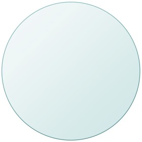Tablero de mesa de cristal templado redondo 800