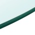 Tablero de mesa de cristal templado redondo 800