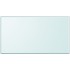Tablero de mesa de cristal templado cuadrado 1200x650