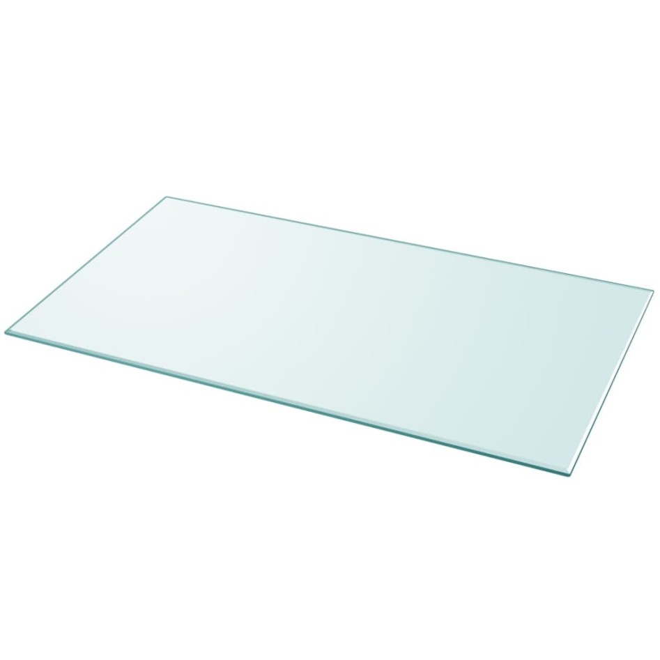 Tablero de mesa de cristal templado cuadrado 1200x650