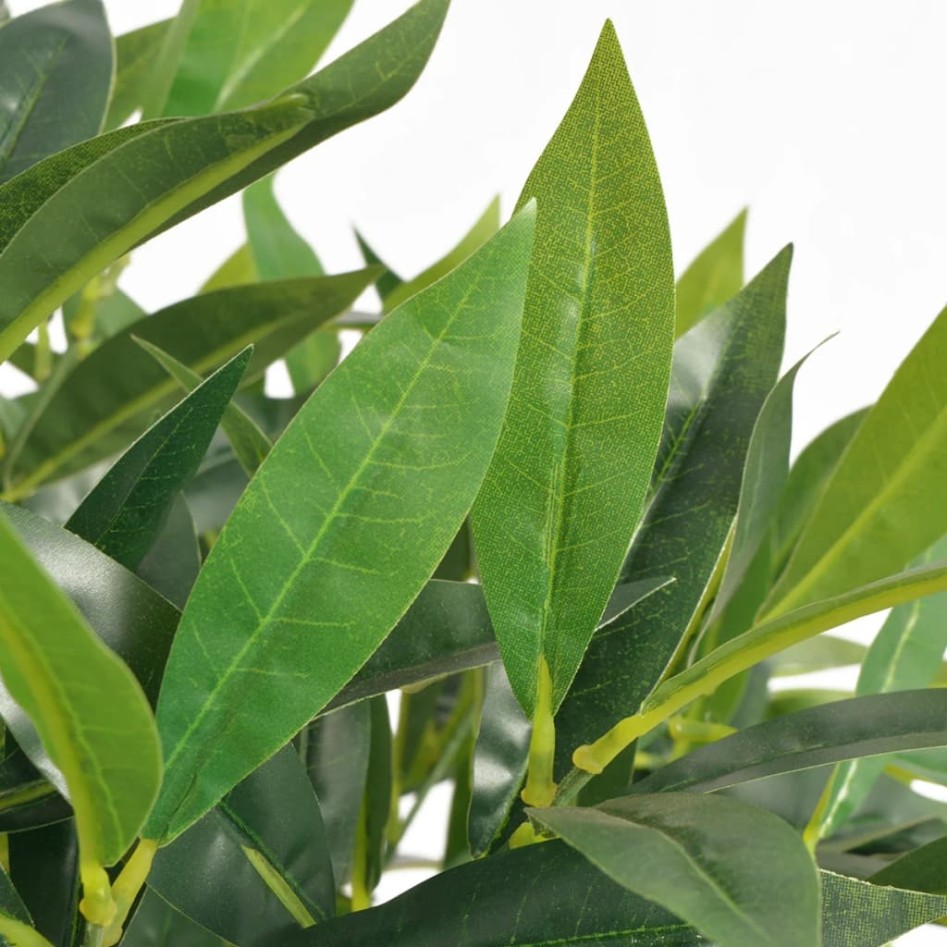 Árbol de laurel artificial con macetero 125 cm