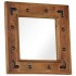 Espejo de madera maciza de acacia 50x50
