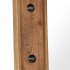 Espejo de madera maciza de acacia 50x50