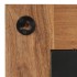 Espejo de madera maciza de acacia 50x50