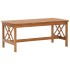 Mesa de centro de madera maciza de acacia 102x50x43