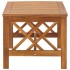 Mesa de centro de madera maciza de acacia 102x50x43