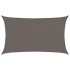 Toldo de vela gris antracita HDPE 160 g/m² 5x8
