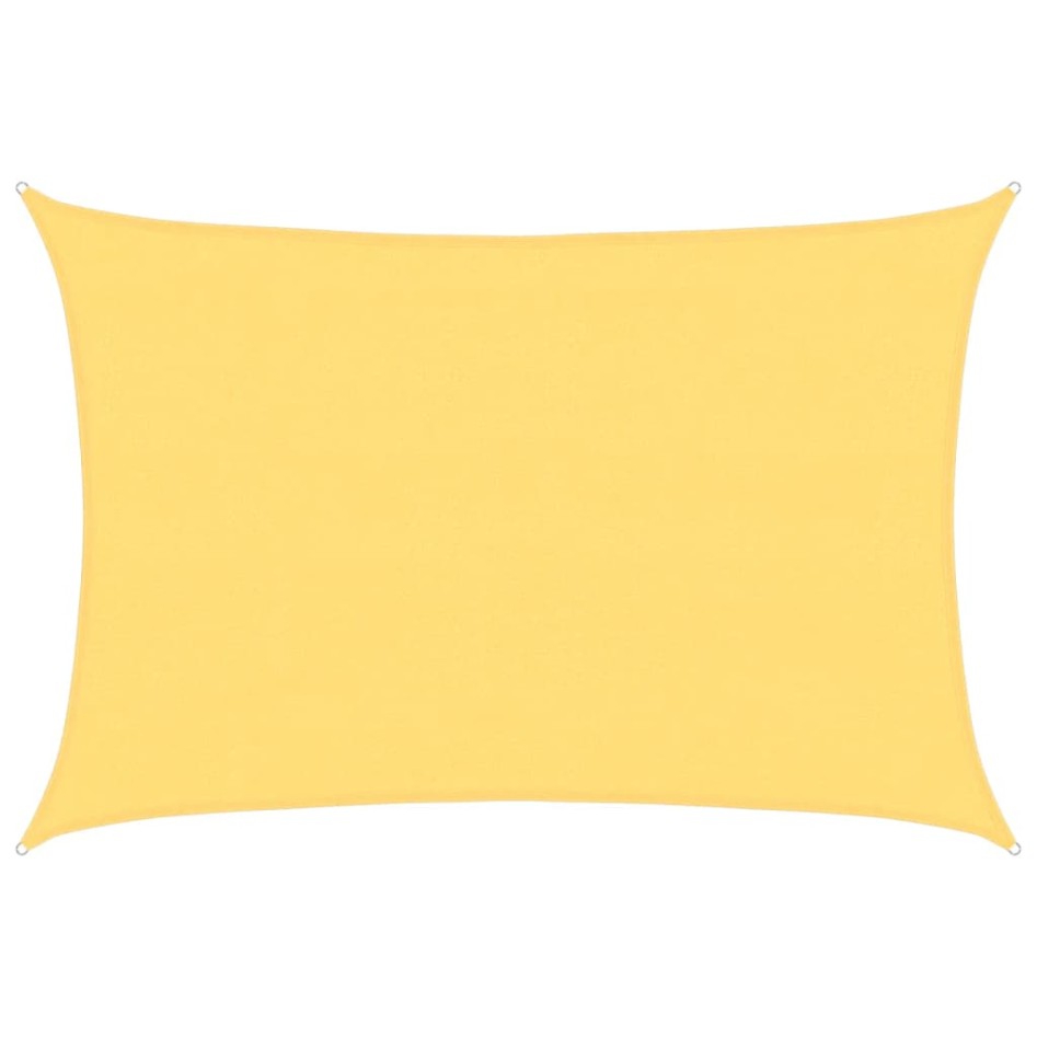 Toldo de vela beige HDPE 160 g/m² 4x5