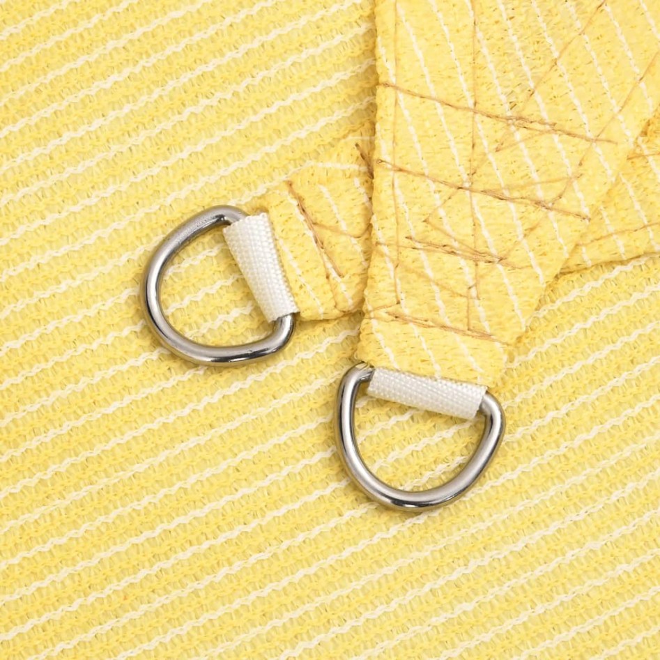 Toldo de vela beige HDPE 160 g/m² 4x5