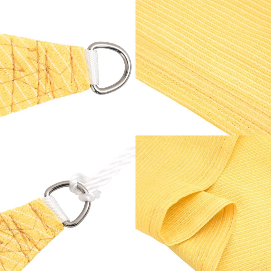 Toldo de vela beige HDPE 160 g/m² 4x5