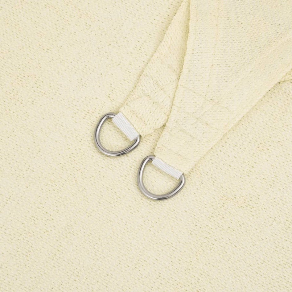 Toldo de vela crema HDPE 160 g/m² 4x7