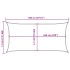 Toldo de vela crema HDPE 160 g/m² 4x7