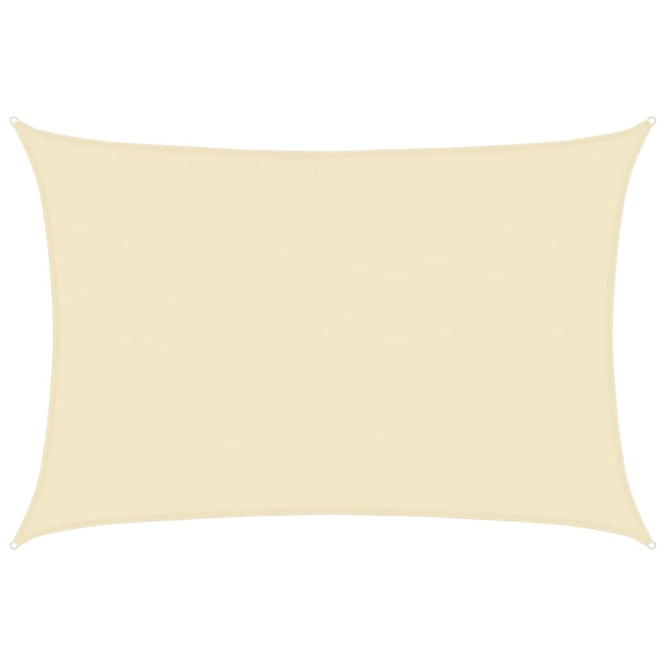 Toldo de vela crema HDPE 160 g/m² 5x7